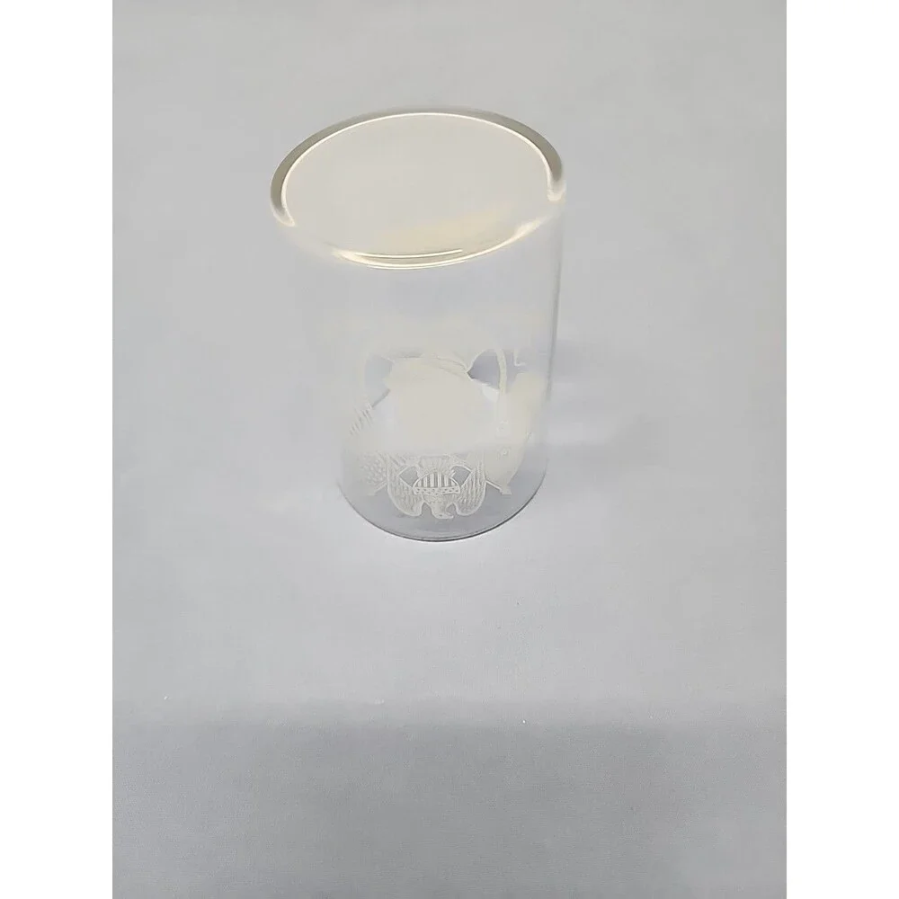 Vintage Admiral Dewey Souvenir Thin Wall Beer Glass Turn Of The Century Rare